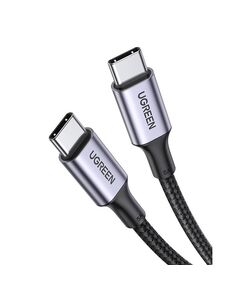 USB კაბელი UGREEN US316 (70427) USB Type-C to Type-C 100W PD Fast Charging Cable, 1m, Black-image | Hk.ge