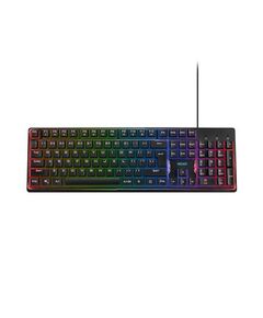 კლავიატურა: NOXO FUSIONLIGHT Rainbow Backlit Gaming Keyboard EN/RU Black-image | Hk.ge
