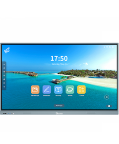 ინტერაქტიული ეკრანი, სმარტ ეკრანი Allscreen DW75HQ982 Q Series, 75”, 4K UHD, Android 11, RAM 4GB, 32GB, Smart Board, Silver-image | Hk.ge