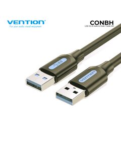 USB კაბელი VENTION CONBH USB 3.0 A Male to A Male Cable 2M Black PVC Type-image | Hk.ge