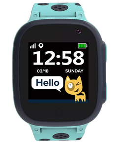 Smart Watch/ Canyon Sandy Kids Watch with GPS Blue (CNE-KW34BL)-image | Hk.ge