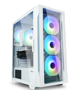 Zalman Computer case I3 Neo TG, without PSU, 1xUSB3.0, 2xUSB2.0, 4x120mm RGB, TG Side/Front Panel, ATX, White-image | Hk.ge
