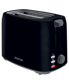 Toaster/ Sencor STS 2607BK Toaster, 2 slots for making two slices, Three functions in one, Electronic timer, 7 toasting intensity levels, Power input: 750 W, 2-image | Hk.ge