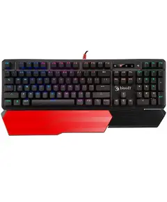 კლავიატურა: A4tech Bloody B975 LIGHT STRIKE RGB Mechanical Gaming Keyboard Brown Switch US Layout Black-image | Hk.ge