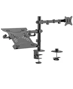 მონიტორის საკიდი: Gembird MA-DA-03 Adjustable Desk Mount With Monitor Arm and Notebook Tray-image | Hk.ge