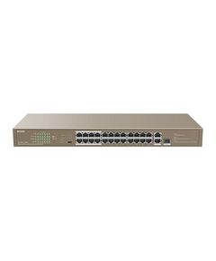 სვიჩი TEF1126P-24-250W (24 10/100Mbps +1 Gigabit/SFP Slots Switch With 24-Port PoE) 50255-image | Hk.ge