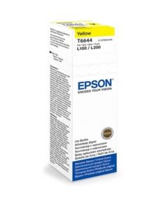Epson კარტრიჯის მელანი L100/L200 Yellow ink bottle 70ml C13T66444A-image | Hk.ge