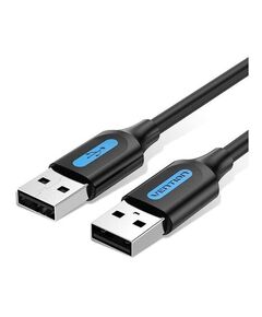 USB კაბელი Vention COJBG USB 2.0 A Male to A Male Cable 1.5M Black PVC Type COJBG-image | Hk.ge