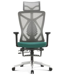 საოფისე სავარძელი Furnee MS-2216C, Office Chair, Gray/Green-image | Hk.ge