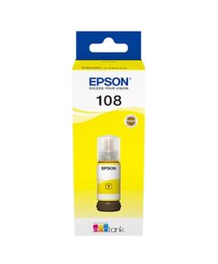 კარტრიჯის მელანი Epson 108 ECOTANK YELLOW INK BOTTLE C13T09C44A-image | Hk.ge