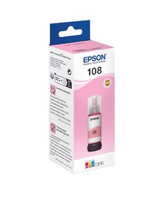 კარტრიჯის მელანი Epson 108 ECOTANK LIGHT MAGENTA INK BOTTLE C13T09C64A-image | Hk.ge