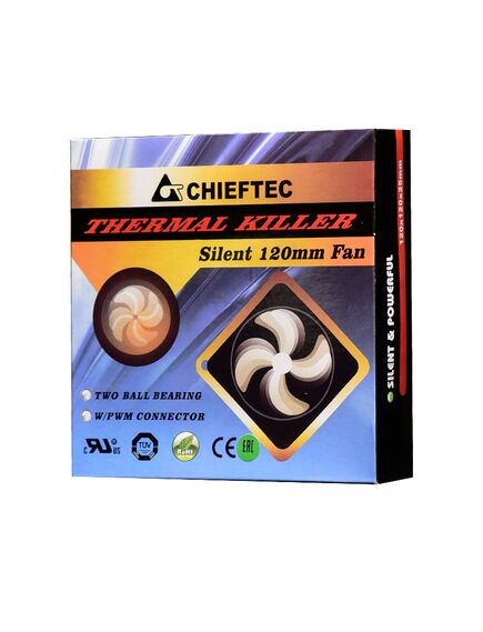 ქულერი CHIEFTEC Thermal Killer AF-1225PWM,120mm,1650 rpm,4pin PWM/Molex,31dBa AF-1225PWM-image2 | Hk.ge