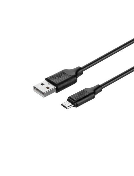 კაბელი KITs USB 2.0 to Micro USB cable, 2A, black, 1m KITS-W-002-image | Hk.ge