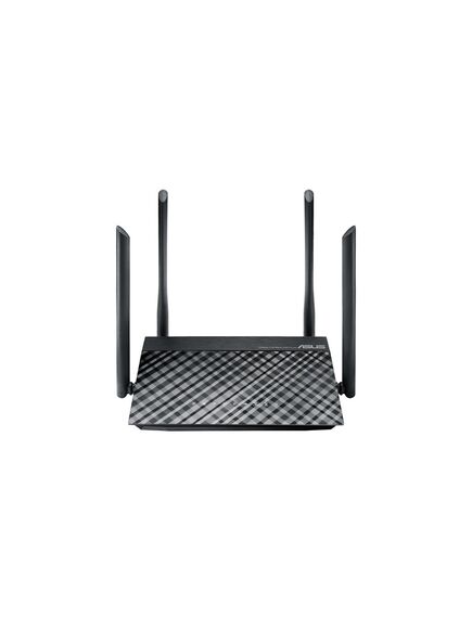 როუტერი Asus RT-AC1200 wireless router Dual-band (2.4 GHz / 5 GHz) Fast Ethernet Black 114045-image | Hk.ge
