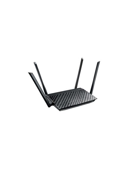როუტერი Asus RT-AC1200 wireless router Dual-band (2.4 GHz / 5 GHz) Fast Ethernet Black 114045-image2 | Hk.ge