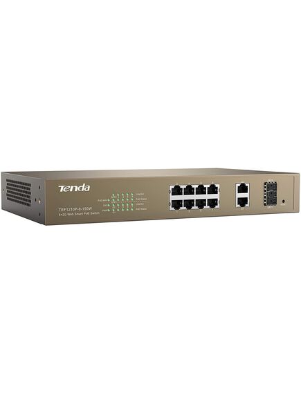 TEF1210P-8-150W - 8x Fast Ethernet Poe + 2xGigabit + 2SFP პორტი (123W) 50310-image3 | Hk.ge