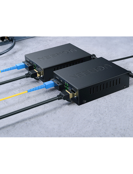 ქსელის კონვერტერი UGREEN CM330 (80169) 1000Mbps Single Model Double Fibers Converter 1 Piece Media Converter-image2 | Hk.ge