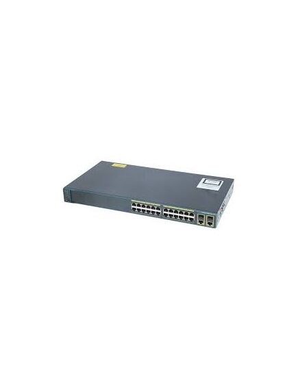 Cisco WS-C2960+24PC-L - 24xFast Ethernet POE + 2xGigabit + 2xSFP პორტი, LAN Base (370W) 50212-image | Hk.ge