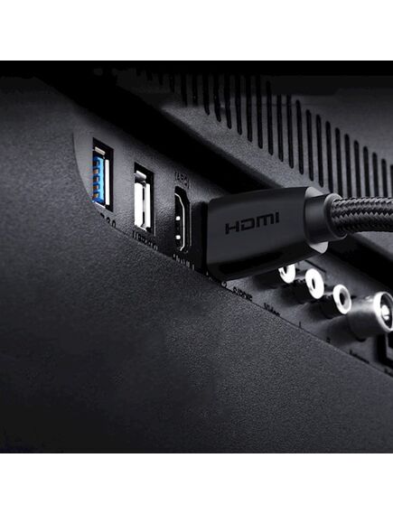 HDMI კაბელი UGREEN HD118 (40408) High-End HDMI Cable with Nylon Braid 1m (Black)-image3 | Hk.ge
