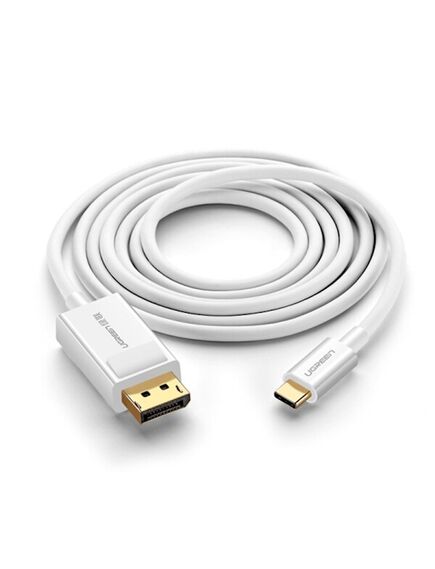 USB კაბელი UGREEN MM139 (40420) USB Type C to DP Cable 1.5m (White)-image2 | Hk.ge