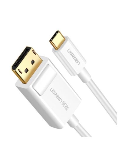 USB კაბელი UGREEN MM139 (40420) USB Type C to DP Cable 1.5m (White)-image3 | Hk.ge