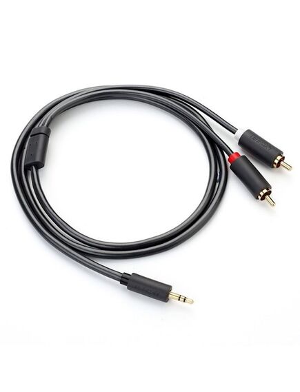 AUX კაბელი UGREEN AV102 (10514) 3.5mm Female to 2 RCA Male Audio Cable 10m (Gray)-image2 | Hk.ge