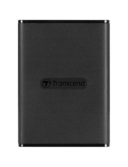 გარე მყარი დისკი Transcend 960Gb, External SSD 2.5'' USB 3.1 Gen 1, Type C Black TS960GESD230C-image | Hk.ge