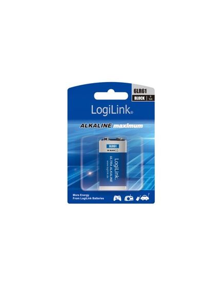 ელემენტი: Logilink 6LR61B1 Battery, Ultra Power Alkaline 9V , 1pcs. Blister 100841-image | Hk.ge
