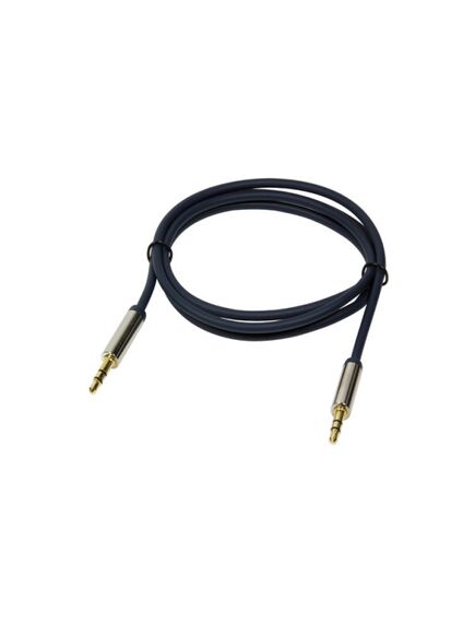 აუდიო კაბელი: LogiLink CA10500 Audio Cable 3.5 Stereo MM, straight, 5.00 m, blue 100840-image | Hk.ge