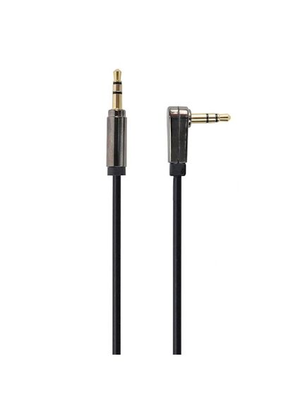 აუდიო კაბელი: Gembird CCAPB-444L-1M Right angle 3.5 mm stereo audio cable 1 m blister 103061-image | Hk.ge