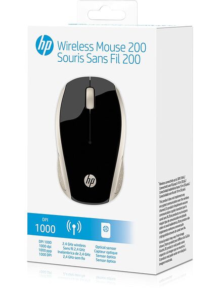მაუსი: 200 Silk Gold Wireless Mouse 2HU83AA-image2 | Hk.ge