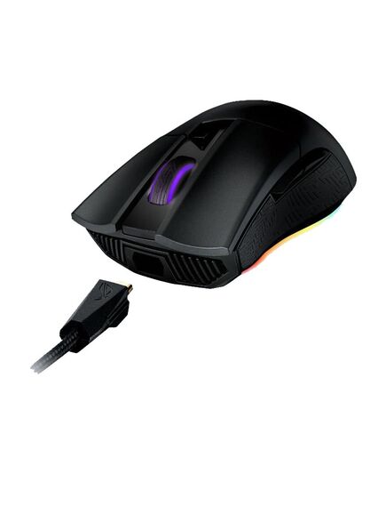 მაუსი: ASUS ROG Gladius II WL+BT Black mouse 90MP00U1-B0UA00-image3 | Hk.ge