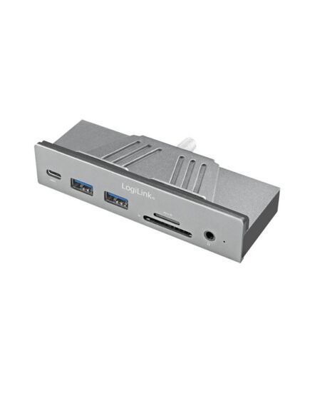 ადაპტერი: Logilink UA0347 USB-C 7-in-1 multifunction clamp hub USB 3.2 104231-image | Hk.ge
