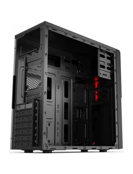 ქეისი 2E Computer case ALFA (E190-3U) MidT,2xUSB2.0,1xUSB3.0, steel (side panel), without PSU, black 2E-E190-3U-image2 | Hk.ge