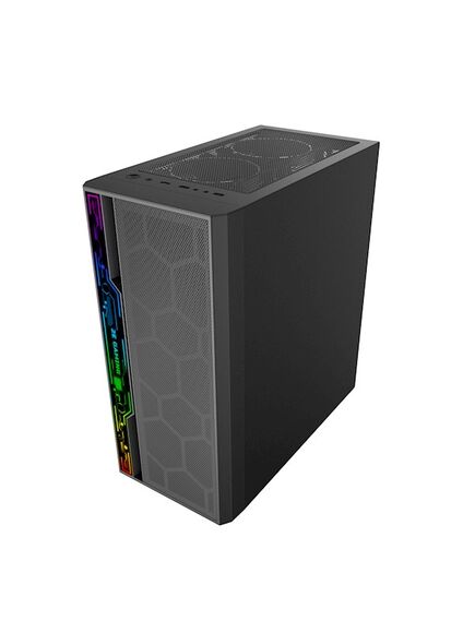 ქეისი 2E GAMING Computer case SPERO (G2052), MidT, 2xUSB2.0,1xUSB3.0, 1x120mm ARGB+strip,TG (side panel),without PSU,black 2E-G2052-image2 | Hk.ge