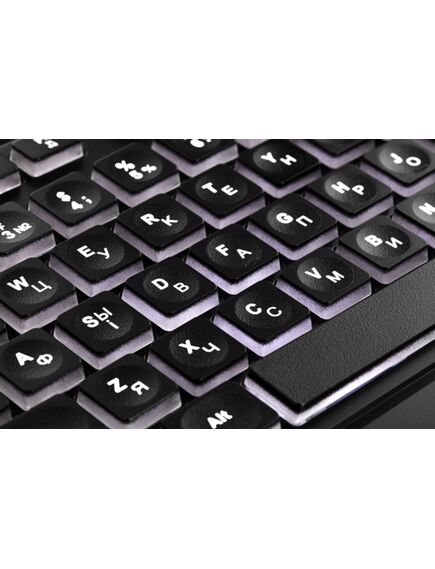 კლავიატურა 2E Keyboard KS120 White backlight USB Black 2E-KS120UB-image3 | Hk.ge