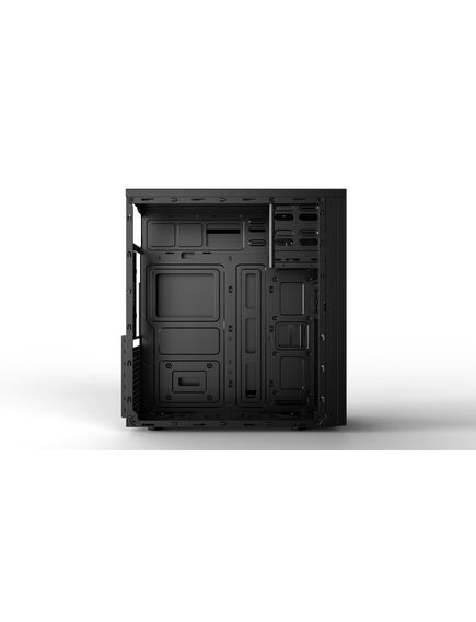 ქეისი 2E Computer case ALFA (E185-400) MidT, PSU 2E ATX400W, MidT,2xUSB2.0,1xUSB3.0, steel (side panel), black 2E-E185-400-image2 | Hk.ge