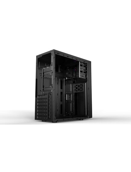 ქეისი 2E Computer case ALFA (E185-400) MidT, PSU 2E ATX400W, MidT,2xUSB2.0,1xUSB3.0, steel (side panel), black 2E-E185-400-image4 | Hk.ge
