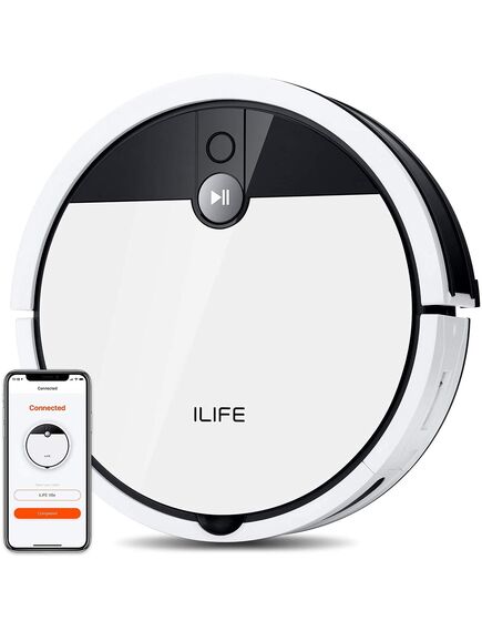 ILIFE V9e Robot Vacuum Cleaner, 4000Pa Max Suction, Wi-Fi Connected, 700mL Large Dustbin, Self-Charging, Customized Schedule, Ideal for Hard Floors an-image2 | Hk.ge