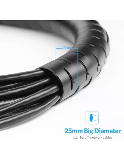 კაბელ მენეჯმენტი UGREEN 30820 Protection Tube DIA 25mm 5m (Black)-image4 | Hk.ge