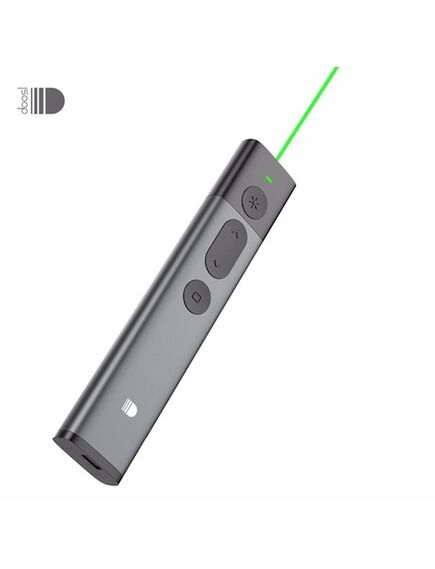 პრეზენტერი მწვანე ლაზერით Doosl DSIT032 2.4 GHz USB Wireless Presenter Green Laser Pointer PPT Remote Control for PowerPoint Presentation-image4 | Hk.ge