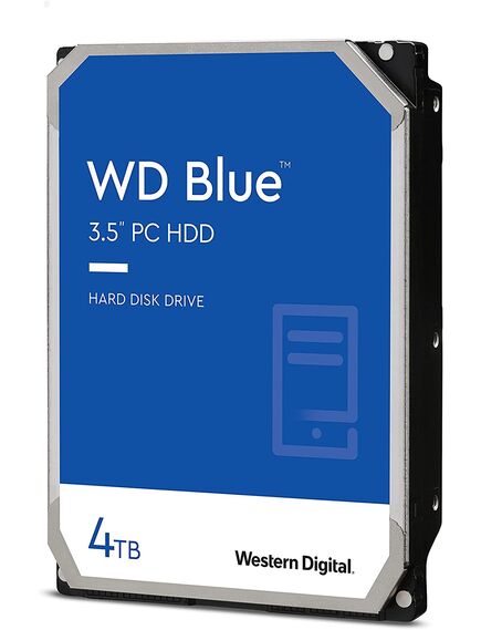 მყარის დისკი: WD 3.5" SATA 3.0 4TB 5400 256MB Blue-image | Hk.ge