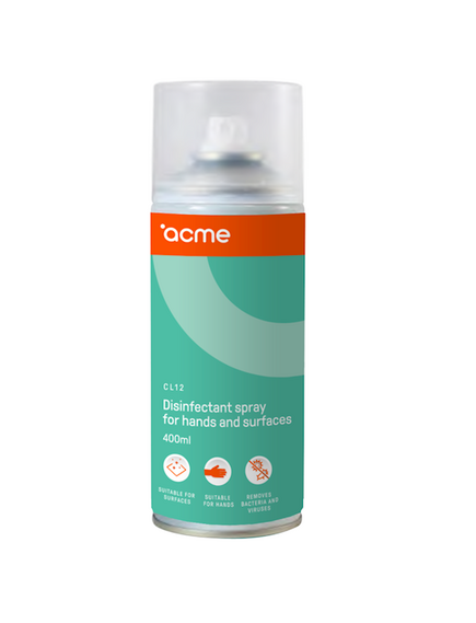 სადეზინფექციო ხსნარი Acme CL12 Cleaning Spray for Hand and Surface 400 ml 980-image | Hk.ge