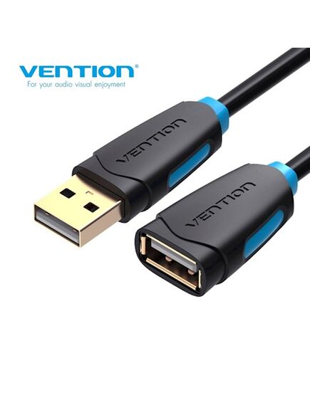 ადაპტერი Vention CBCBD USB2.0 Extension Cable 0.5M Black CBCBD-image | Hk.ge
