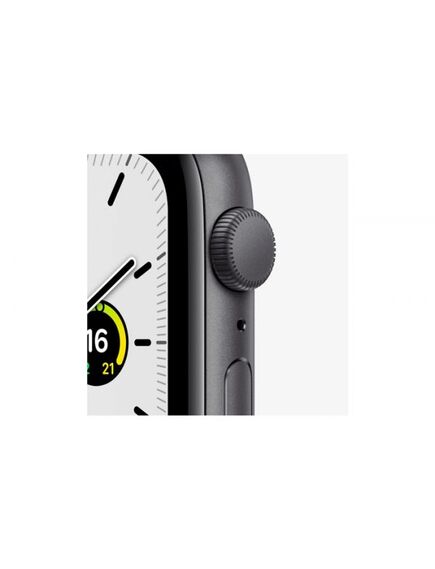 Smart Watch/ Apple Watch SE GPS 44mm Space Gray Aluminium Case with Midnight Sport Band - Regular Model A2352 (MKQ63RB/A)-image4 | Hk.ge