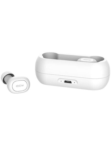 ყურსასმენი:Wireless Headset/ QCY T1 TWS Bluetooth White (6957141404614)-image2 | Hk.ge