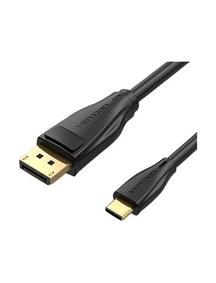 კაბელი Vention CGYBG USB-C to DP Cable 1.5M Black CGYBG-image | Hk.ge