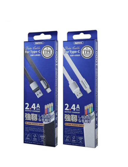 USB კაბელი REMAX RC-154a Cable USB to Type C 1m თეთრი 6972174153469-image2 | Hk.ge