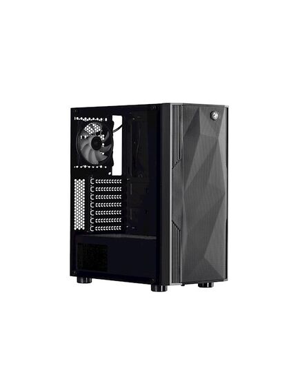 ქეისი: 2E GAMING Computer case HUNTER (GH1) MidT,2xUSB2.0,1xUSB3.0,1x120mm ARGB, TG(side panel), without PSU, black-image3 | Hk.ge