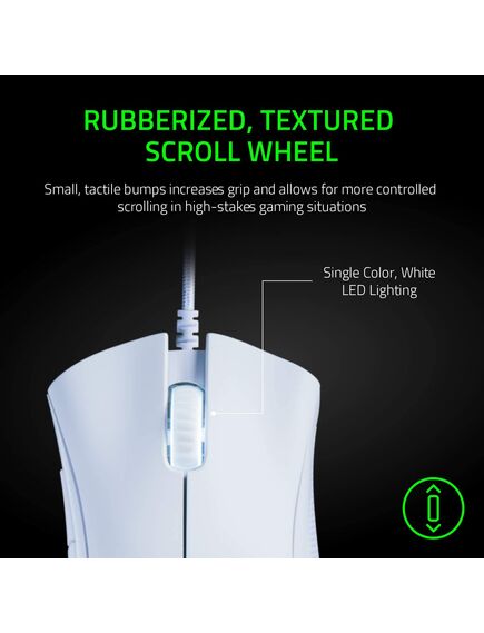 მაუსი: Razer Gaming Mouse DeathAdder Essential White Ed. USB RGB White-image5 | Hk.ge